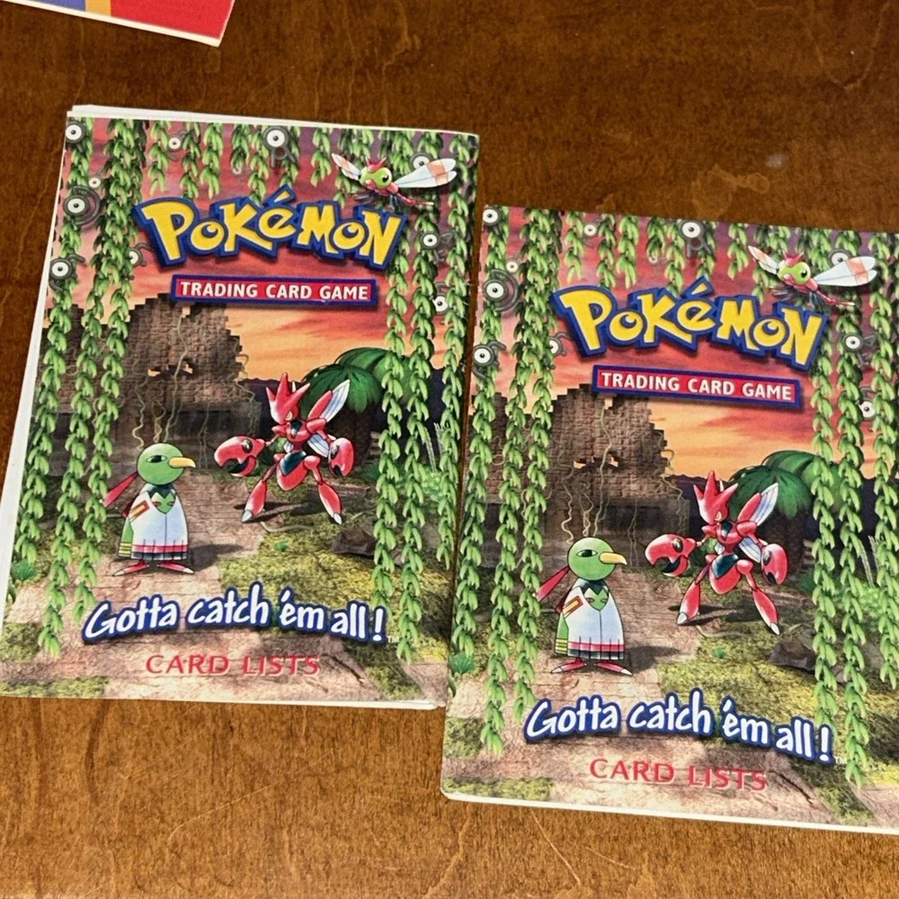 Vintage Pokemon Advanced‎ Rulebooks & Card Lists Vintage 1990s Paper F1